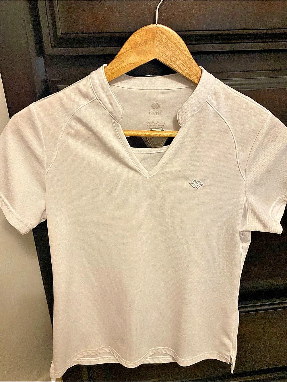 Mofiz Short Sleeve Jersey golf shirt in White Size Small Like New
